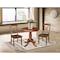 International Concepts Round 30 in Round Top Pedestal Table with 2 Chairs, Espresso, 30 in W, 30 in L, 29.1 in H, Wood K581-30RT-C613-2 - alternate 1